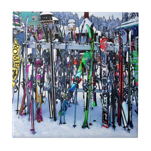 Carreau Skis and Poles (Devant)