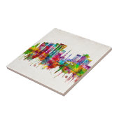 Carreau Skyline de Charleston en Caroline du Sud (Côté)