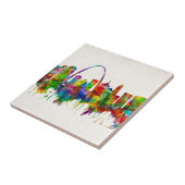 Carreau Skyline de Saint-Louis Missouri (Côté)