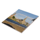 Carreau Skyline et rivière de la ville pittoresque d'Inver (Côté)