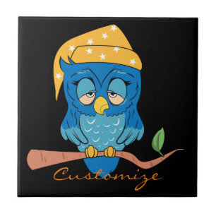 Carreau Sleepy Owl Thunder_Cove