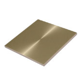 Carreau Slick Metallic Faux Or Acier Inoxydable Look (Côté)