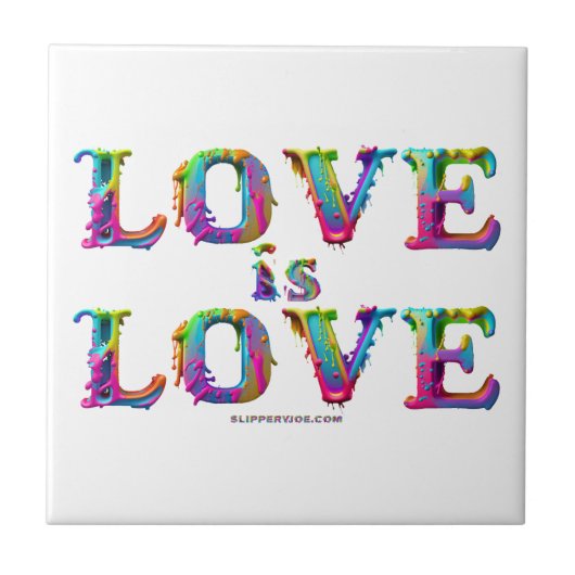 Carreau SlipperyJoe amour est l'amour goutte à goutte de f