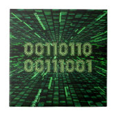 Carreau SlipperyJoe's 69 code binaire dynamique ordinateur (Devant)