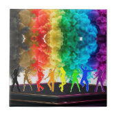 Carreau SlipperyJoe's Dancing Pride Shadows cadeaux gay ar (Devant)