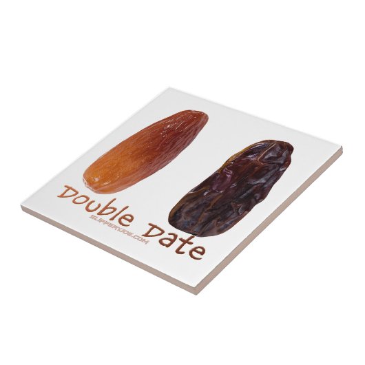 Carreau SlipperyJoe's Two Dates Double Date drôle shrivele (Côté)