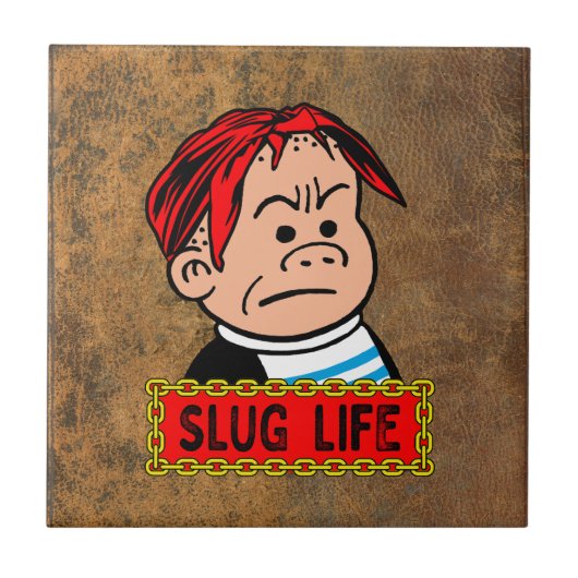 Carreau "Slug Life" Faux Leather (Devant)