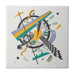 Carreau Small Worlds IV par Wassily Kandinsky - Abstrait