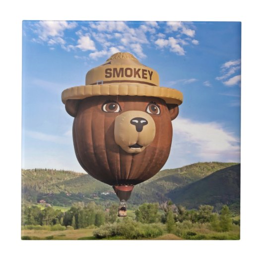 Carreau Smokey Bear in Colorado (Devant)