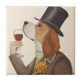 Carreau Snob de vin beagle (Devant)