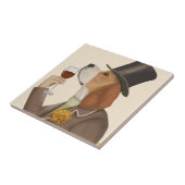 Carreau Snob de vin beagle (Côté)