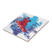 Carreau Snowboardeur cool (Côté)