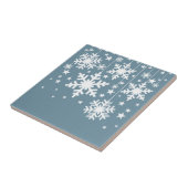 Carreau Snowflakes et Stars Carrelage, Bleu (Côté)