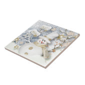 Carreau Snowman hiver froid (Côté)