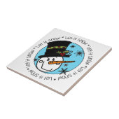 Carreau Snowman Laisser Neige (Côté)