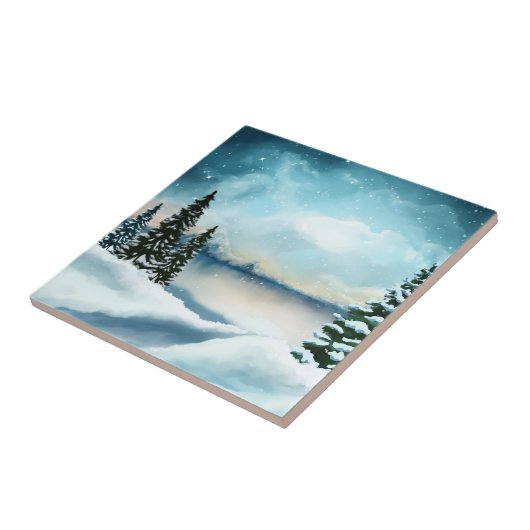 Carreau Snowy pine (Côté)