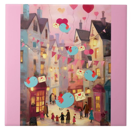 CARREAU SO MANY VALENTINES FOR DELIVERY (Devant)