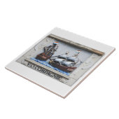 Carreau Société hollandaise des Indes orientales Sculpture (Côté)