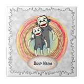 Carreau Sock Monkey (Devant)