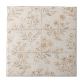 Carreau Soft Botanical Seamless Timeless Ceramic Tile (Devant)