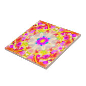 Carreau Soft Spring Pastels Tie Dye Motif (Côté)