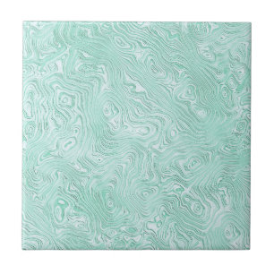 Carreau Soie fausse moirée ondulée vert pâle