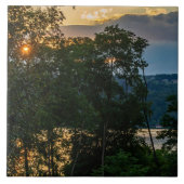 Carreau Soirée d'été de la rivière Hudson (Devant)