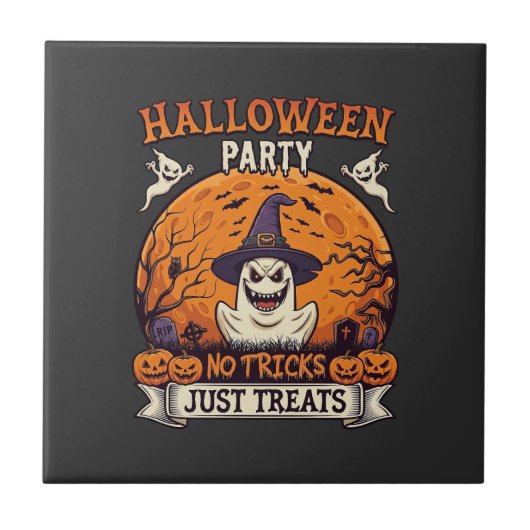 Carreau Soirée Halloween Pas de Farces Rien que des Friand (Devant)
