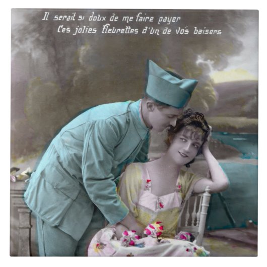 Carreau Soldat et amoureux (Devant)
