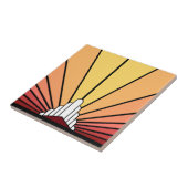 Carreau Soleil Art déco à l'aube (Côté)