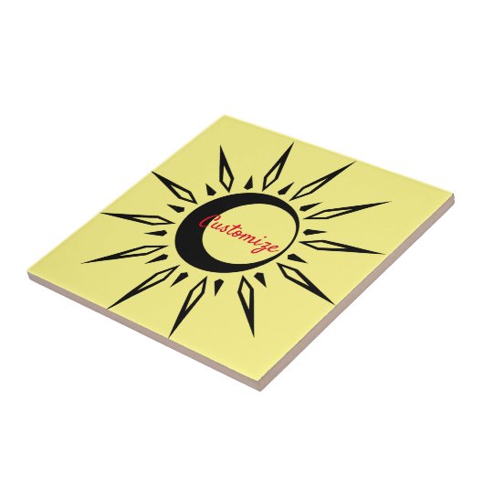 Carreau Soleil brillant Crescent Lune Thunder_Cove (Côté)