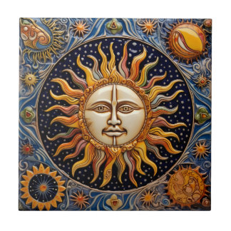 Carreau Soleil cosmique