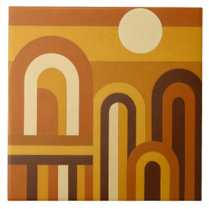 Carreau Soleil et Arches Design Géométrique Moderne du Mil