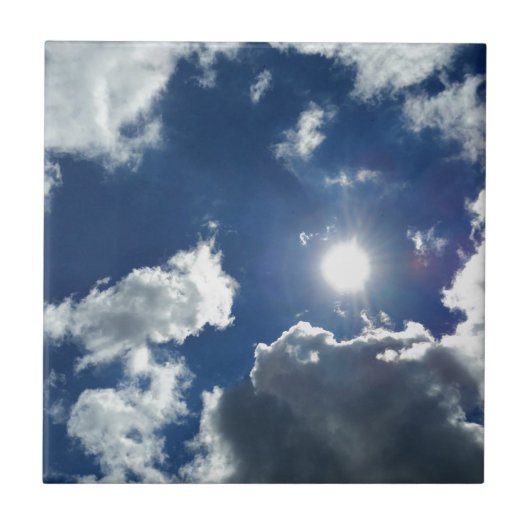 Carreau soleil et nuages (Devant)