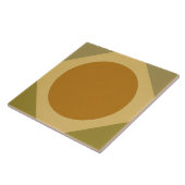 Carreau Soleil Rétro – Design Géométrique Chaud (Côté)