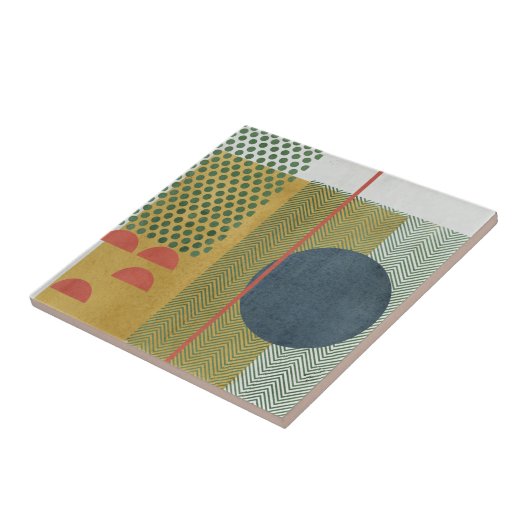 Carreau Soleil Rouge IV (Côté)