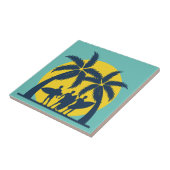 Carreau Soleil surf et palmiers surf cool (Côté)