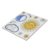 Carreau Soleil vintage et Lune (Côté)