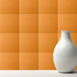 Carreau Solid carrot orange<br><div class="desc">Trendy simple design in carrot orange solid color.</div>