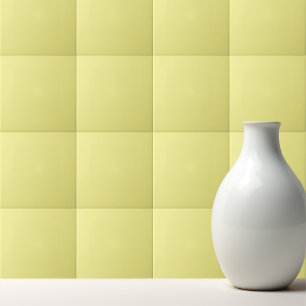 Carreau Solid pale yellow