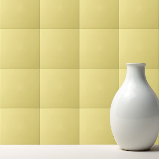Carreau Solide Pastel Jaune moderne