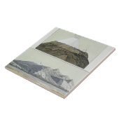 Carreau Sommet du Cotopaxi (dessus), et l'éruption de Coto (Côté)