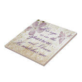 Carreau Son oeil est sur l'art de vers de bible de (Côté)