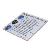 Carreau Son Poème - 40e anniversaire Design (Côté)