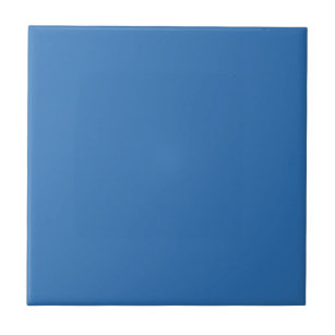 Carreau Sonic Blue Solid Color Print, Jewel Tone Colonnes