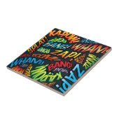 Carreau Sons d'art de la bande dessinée rétro (Côté)