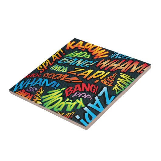 Carreau Sons d'art de la bande dessinée rétro (Côté)