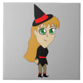 Carreau sorcière chibi (Devant)