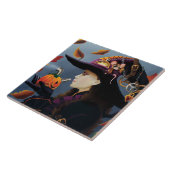 Carreau Sorcière Citrouille Steampunk (Côté)