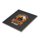 Carreau Sorcière Coiffeuse Halloween Design Vintage_1 (Côté)